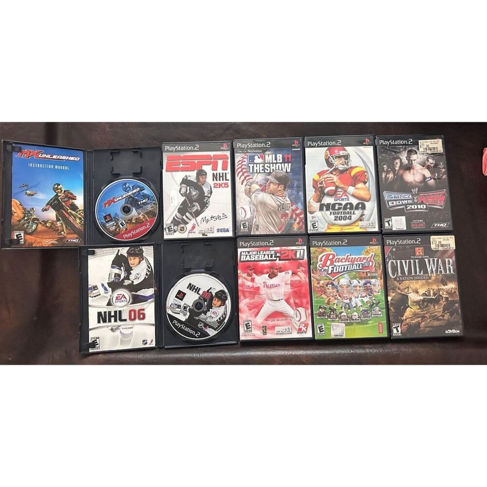 PS2 games lot of 9 games